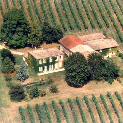 Chateau de HARTES - Vue du ciel