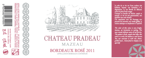 Château Pradeau Mazeau Rosé